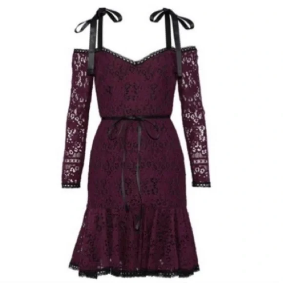 Alexis Dresses | Sophia Burgundy Lace | Color: Red | Size: S | Eguzman85'S Closet